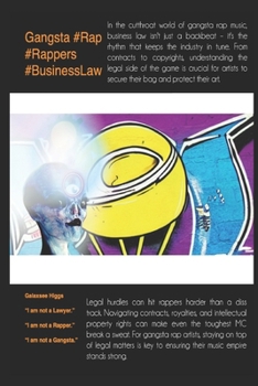 Paperback Gangsta #Rap #Rappers #BusinessLaw Book