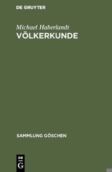 Hardcover Völkerkunde [German] Book