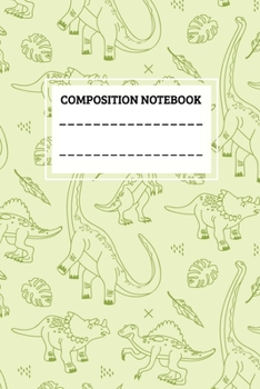 Paperback Paleontology Composition Notebook: paleontologist Lined composition Notebook / Journal Gift For a Paleontogist 120 Pages, 6x9, Soft Cover.Matte Book