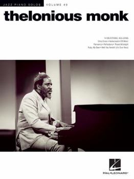 Paperback Thelonious Monk: Jazz Piano Solos Series Volume 49 Book