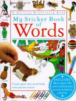 Paperback My Sticker Book of Words Book