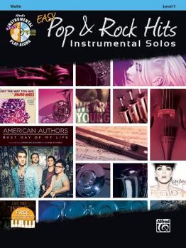 Paperback Easy Pop & Rock Hits Instrumental Solos for Strings: Violin, Book & CD Book