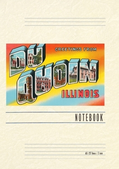 Paperback Vintage Lined Notebook Greetings from Du Quoin, Illinois Book