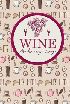 Paperback Wine Making Log Book