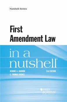 Paperback First Amendment Law in a Nutshell Book