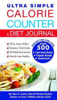 Paperback Ultra Simple Calorie Counter & Diet Journal Book