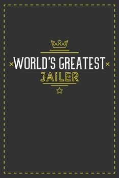 Paperback World's Greatest Jailer: Lined notebook - best gift for Jailer Book