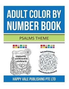 Paperback Adult Color By Number Book: Psalms Theme Book