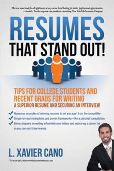 Paperback Resumes That Stand Out! Book