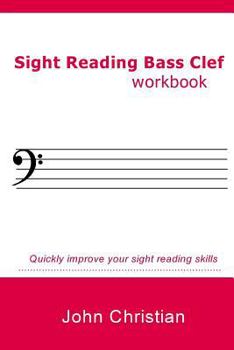 Paperback Sight Reading Bass Clef Book