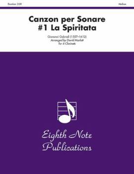 Paperback Canzon Per Sonare #1 La Spiritata: Score & Parts Book
