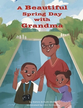 Hardcover A Beautiful Spring Day with Grandma [Large Print] Book