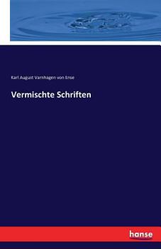 Paperback Vermischte Schriften [German] Book