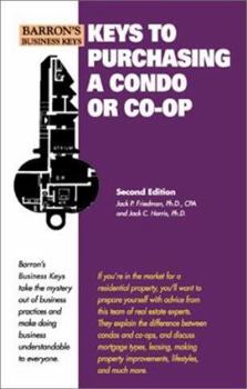 Paperback Keys to Purchasing a Condo or a Co-Op Book