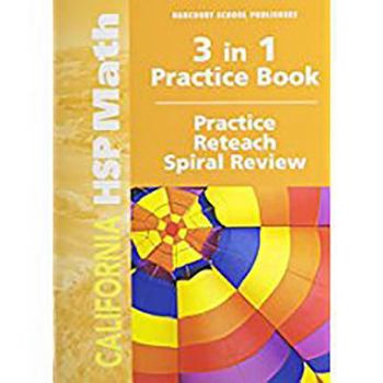 Harcourt School Publishers Math: Practice/Reteach Workbook Student Edition Grade 5