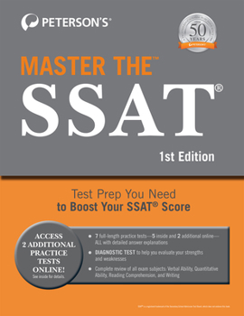 Paperback Master the SSAT Book