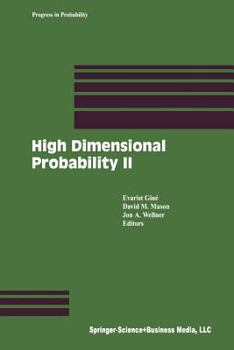 Paperback High Dimensional Probability II Book