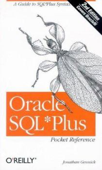 Paperback Oracle SQL*Plus Pocket Reference Book