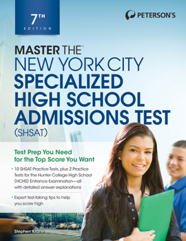 Paperback Master the New York City Specialized High School Admissions Test Book