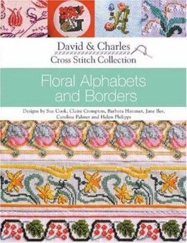 Paperback Floral Alphabets and Borders Book