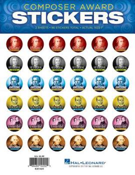 Misc. Composer Award Stickers Book