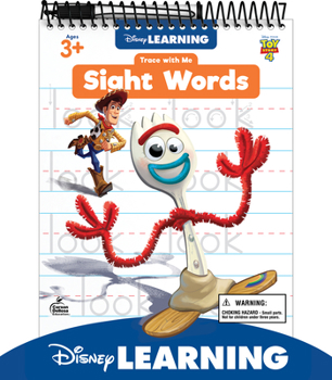 Spiral-bound Trace with Me Disney/Pixar Sight Words [With Dry-Erase Pen] Book