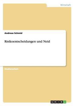 Paperback Risikoentscheidungen und Neid [German] Book