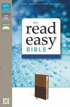 Paperback Holy Bible: New International Version, Caramel / Dark Caramel, Italian Duo-Tone, Readeasy Book