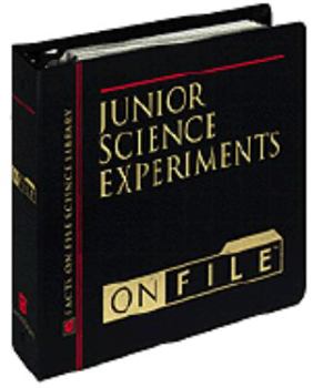 Loose Leaf Junior Science Experiments on File (JUNIOR ON FILE SERIES) Book
