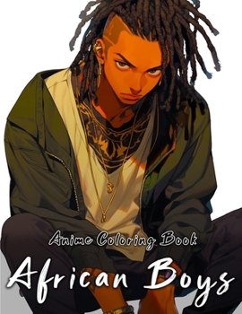 Paperback African Boys Anime Coloring Book