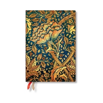 Paperblanks 2026 Morris Windrush William Morris 12-Month Planner Flexis MIDI Horizontal Elastic Band 176 Pg 100 GSM