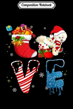 Composition Notebook: Bichon Frise Forever Love Merry Christmas Dog Gift  Journal/Notebook Blank Lined Ruled 6x9 100 Pages