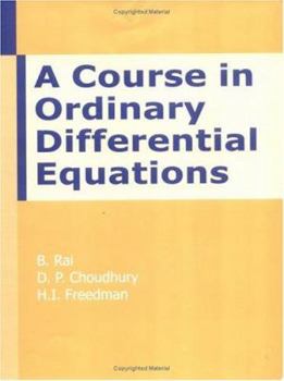 Hardcover A Course in Ordinary Differential Equations Book