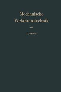 Paperback Mechanische Verfahrenstechnik: Berechnung Und Projektierung [German] Book