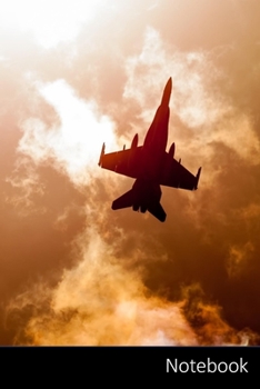 Notebook: 110 Seiten, liniert. Flugzeug Notizbuch / persönliches Tagebuch / Schreibheft / Logbuch / Planer / Vokabelheft / Notizen - 6 x 9 Zoll (15,24 ... Seiten mit Datumslinie, glänzendes Cover.