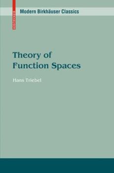 Paperback Theory of Function Spaces Book