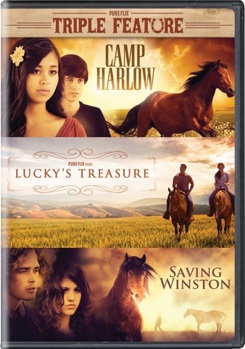 DVD Camp Harlow / Lucky's Treasure / Saving Winston Book