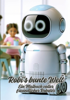 Paperback Robi's bunte Welt: Ein Malbuch voller freundlicher Roboter [German] Book