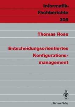 Paperback Entscheidungsorientiertes Konfigurationsmanagement [German] Book