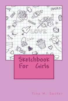 Paperback Sketchbook For Girls Book