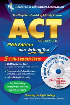 ACT Assessment 5th. Ed. w/CD-ROM (REA) - The Best Test Prep for the ACT (Test Preps)