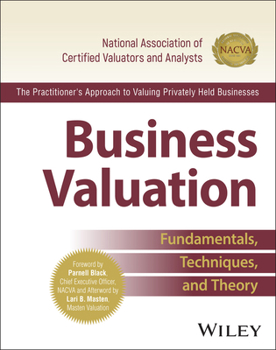 Hardcover Business Valuation: Fundamentals, Techniques, and Theory Book