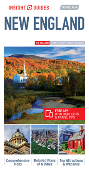 Map Insight Guides Travel Map New England Book
