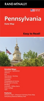Loose Leaf Rand McNally Easy to Read: Pennsylvania State Map Book