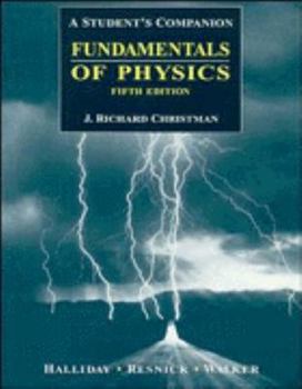 Paperback Fundamentals of Physics, Extended, a Student's Companion Book