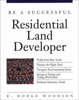Paperback Be a Successful Residential Land Developer Book