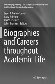 Paperback Biographies and Careers Throughout Academic Life Book