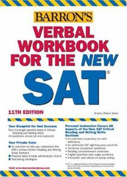 Paperback Verbal Workbook for the New SAT Book