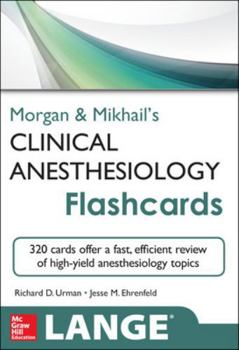 Paperback Morgan & Mikhail's Clinical Anesthesiology Flashcards Book