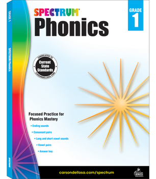 Paperback Spectrum Phonics, Grade 1: Volume 91 Book